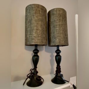 Set of Brown Table Lanps